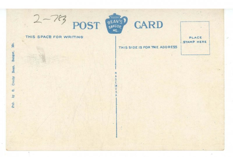 ME - Bangor. View from City Hall Tower 