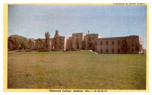 Postcard SCHOOL SCENE Madison Wisconsin WI AS9661