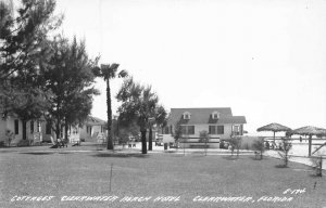 Clearwater FL Cottages Beach Hotel Real Photo Postcard