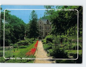 Postcard Schell's Gardens, New Ulm, Minnesota