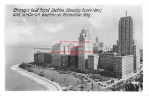 IL, Chicago, Illinois, RPPC, Gold Coast Section, Drake Hotel, Photo