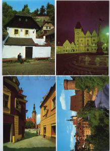 239758 Czechoslovakia TABOR SET of 12 postcards in COVER