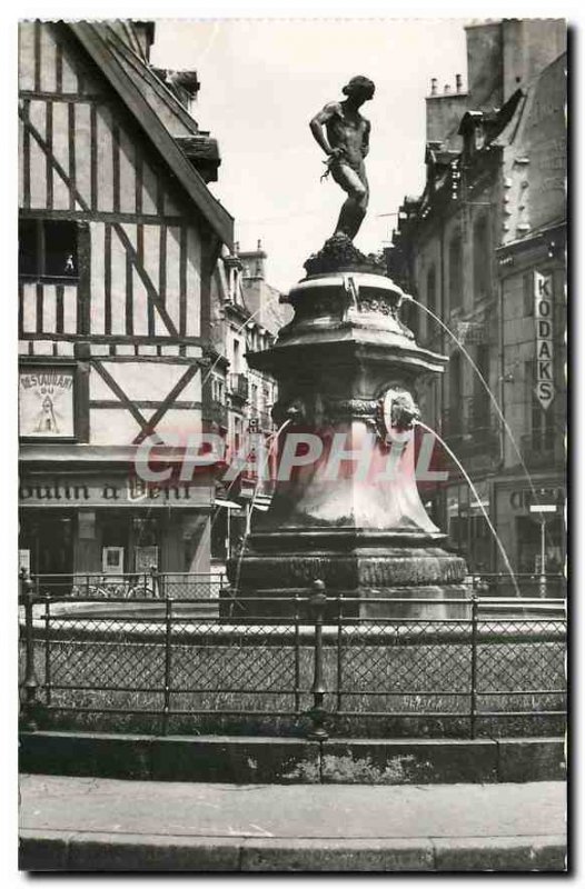 CARTE Postale Old Dijon Cote d'Or Place Francois Rude The Bareuzoi