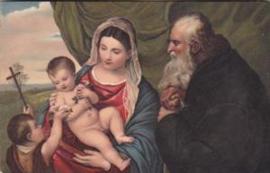 The Virgin and Child With St John and St Anthony Titian Gallery Uffici Florence