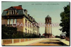 Old Postcard Haguenau Lycee and the Water Castle