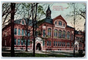 1908 Lecture Hall Concordia College Fort Wayne Indiana IN Posted Postcard