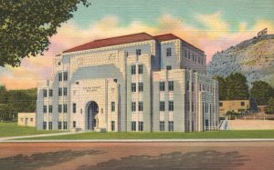 Vintage Postcard Colfax County Court House Building Landmark Raton New Mexico NM