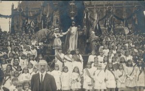 Belgium Liege Procession RPPC  06.79