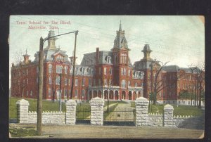 NASHVILLE TENNESSEE SCHOOL FOR THE BLIND VINTAGE POSTCARD 1908
