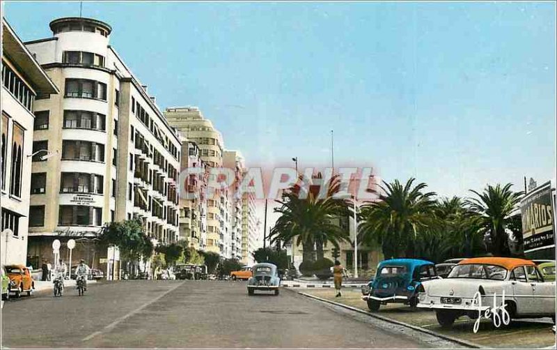 Modern Postcard the Casablanca Avenue amade