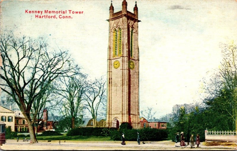 Connecticut Hartford Keney Memorial Tower 1913