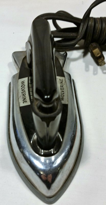 Vintage Sunny Suzy Chrome Plated Electric Iron #304 Pittsburgh Pa Box Works VG