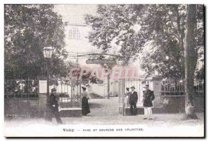 Vichy Old Postcard Park and sources Celestine