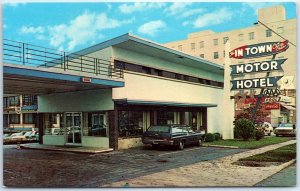 Postcard - In Town Motor Hotel - Chevy Chase, Maryland