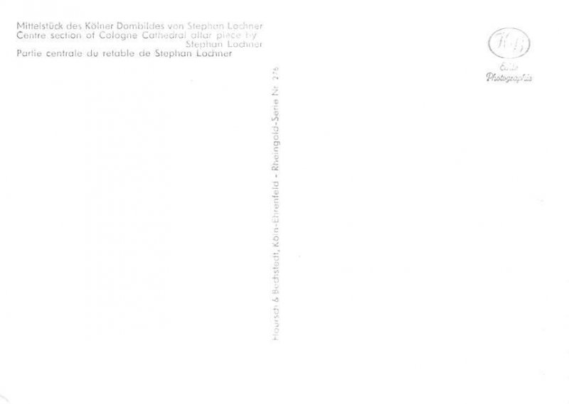 Cologne Cathedral Altar   real photo 