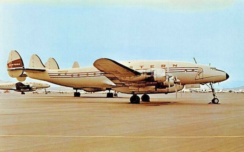 Aerolínea postales Líneas Aéreas Occidentales Lockheed L-749A constelación 