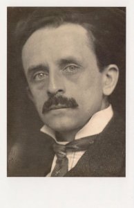 JM Barrie Of Peter Pan Book Rare London Gallery Photo Postcard