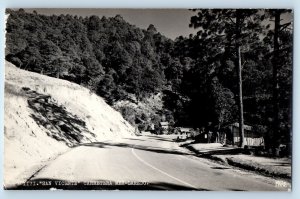 Hidalgo Mexico Postcard San Vicente Carretera Mexico-Laredo c1930's RPPC Photo