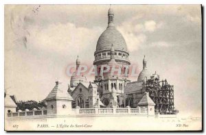 Old Postcard Paris Church of the Sacred Heart