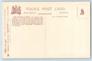 Berlin Germany Postcard Germanische Buffeljagd c1930s Oilette Tuck Art