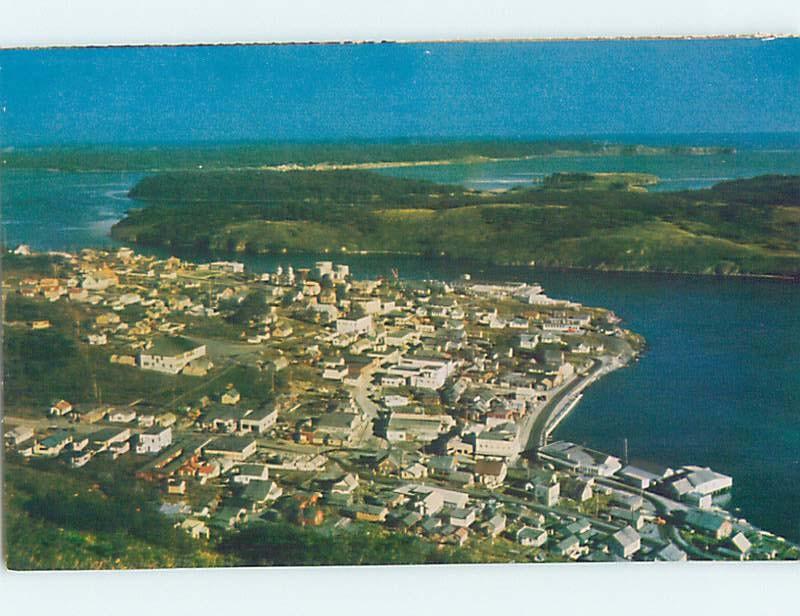 Unused Pre-1980 AERIAL VIEW Kodiak - Near Homer & Seward Alaska AK A4482