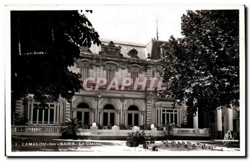 Modern Postcard Lamalou les Bains casino