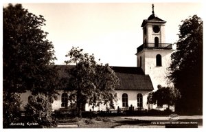 Sweden Jämshög Kyrkan Vintage RPPC 09.89