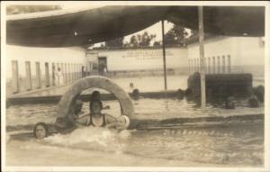 Ixtapan de la Sal Mexico Swimming Pool Real Photo Postcard