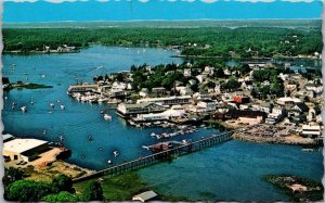 Maine Boothbay Harbor Aerial View