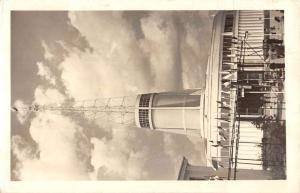 Poznan Poland Radio Tower Real Photo Antique Postcard K70408