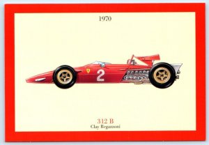 CLAY REGAZZONI Race Car Driver FERRARI 1970 ~ Advertising 4x6 Modern Postcard