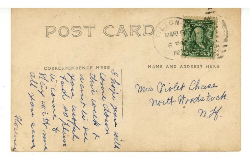 3 RPPC's - Unknown Sites. Houses, All in New Hampshire