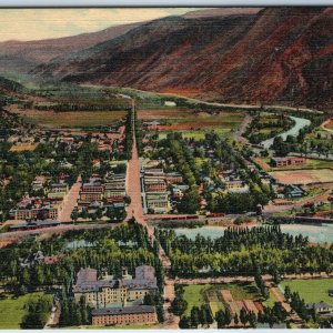 1937 Glenwood Springs, CO Look South Showing Colo River Roaring Fork Valley A234