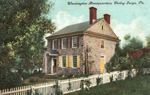Vintage Postcard 1915 Washington Headquarters Valley Forge Pennsylvania PA