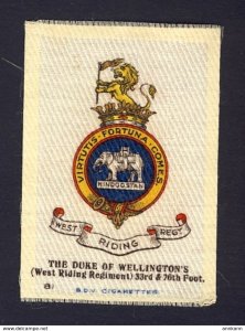 West Riding Regiment - The Duke of Wellington Cigarette Silk B D. V. Cigarettes