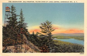 Fire Observatory, Bald Mountain Fulton Chain of Lakes, Cetra Adirondack Mts.,...