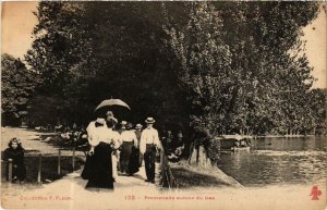 CPA PARIS 12e Bois de Vincennes. Promenade autour du Lac F. Fleury (573460)