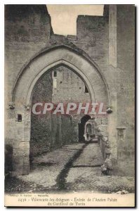 Old Postcard Villeneuve Avignon Entrance of the Old Palace of the Cardinal of...