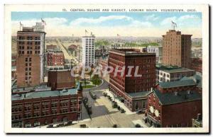 Old Postcard Central Square and Viaduct Looking South Youngstown Ohio