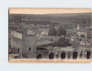 Postcard Vue sur Montmajour, prise des Arènes, Arles, France