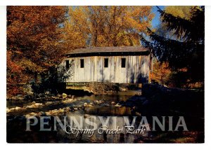 PA - State College. Spring Creek Park Covered Bridge        (4x6)