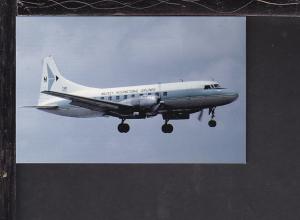 Mackey International Convair CV-340 Postcard 