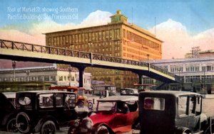 San Francisco, California - Foot of Market Street - Southern Pacific Bldg -c1908