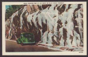 Winter Time at Ice Rock on Blue Ridge Parkway Postcard 