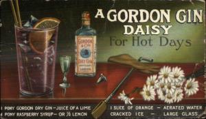 Gordon Gin Alcohol Liquor Adv c1910 Postcard