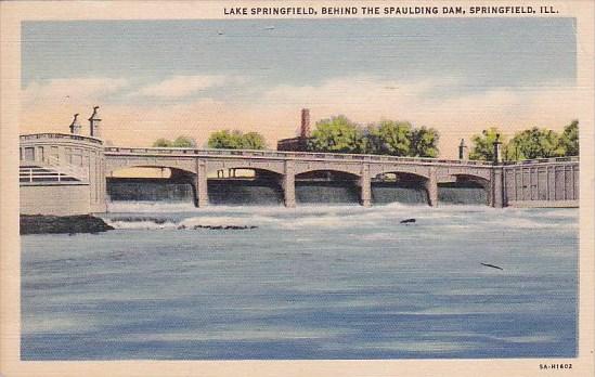 Lake Springfield Behind The Spaulding Dam Springfield Illinois