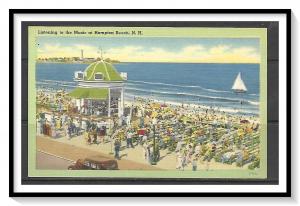 New Hampshire, Hampton Beach - Listening To The Music - [NH-096]