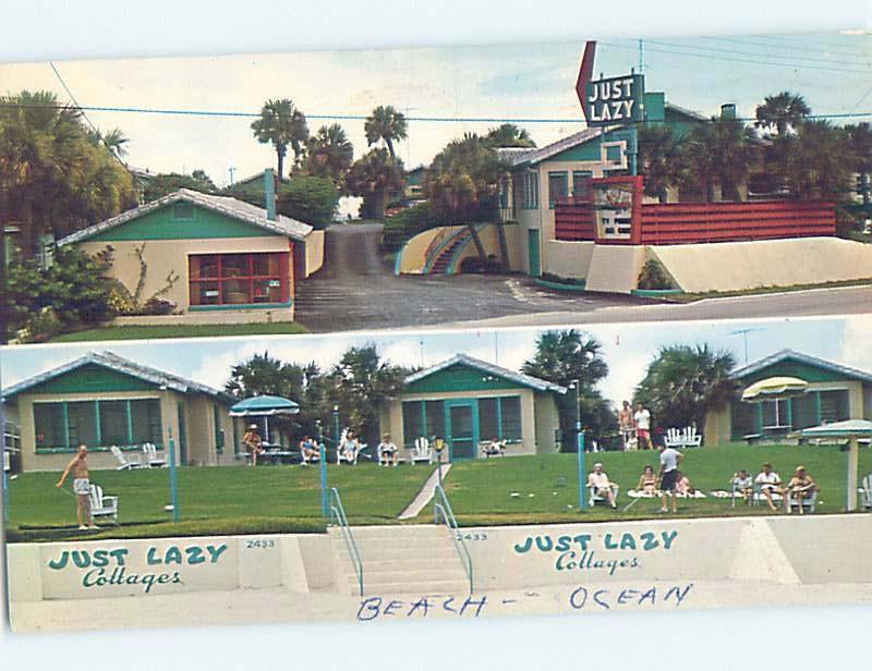 Pre-1980 COTTAGE SCENE Daytona Beach Florida FL c2637