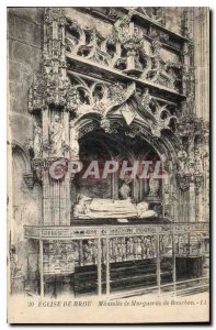 Postcard Old Brou Church Mausoleum of Marguerite de Bourban