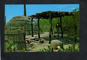 AZ Papago Indians Beehive House Sonora Desert Museum Tucson Arizona Postcard